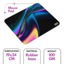 Mouse Pad (Neon Curve)
