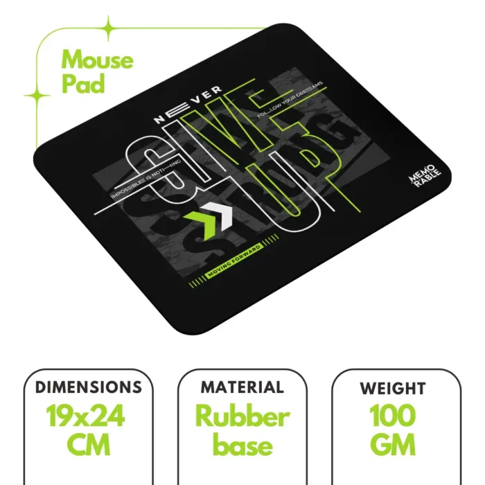 Mouse Pad (Never Give UP) - Image 5