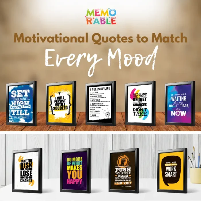 7 RULES OF LIFE Framed 4x6 Inch Motivational Quote Posters – Desk Frame for Office, Study & Gifts - Image 6